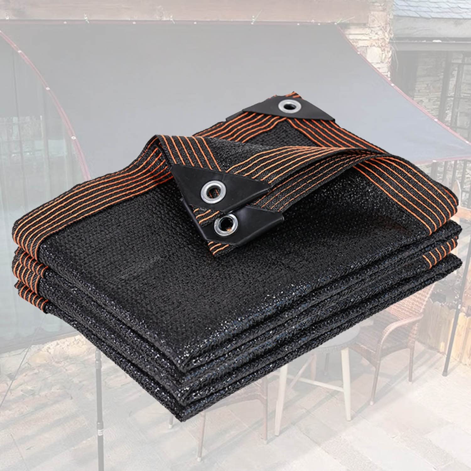 Tissu d'ombrage résistant 2x3m à structure indéchirable pour pare-soleil de terrasse