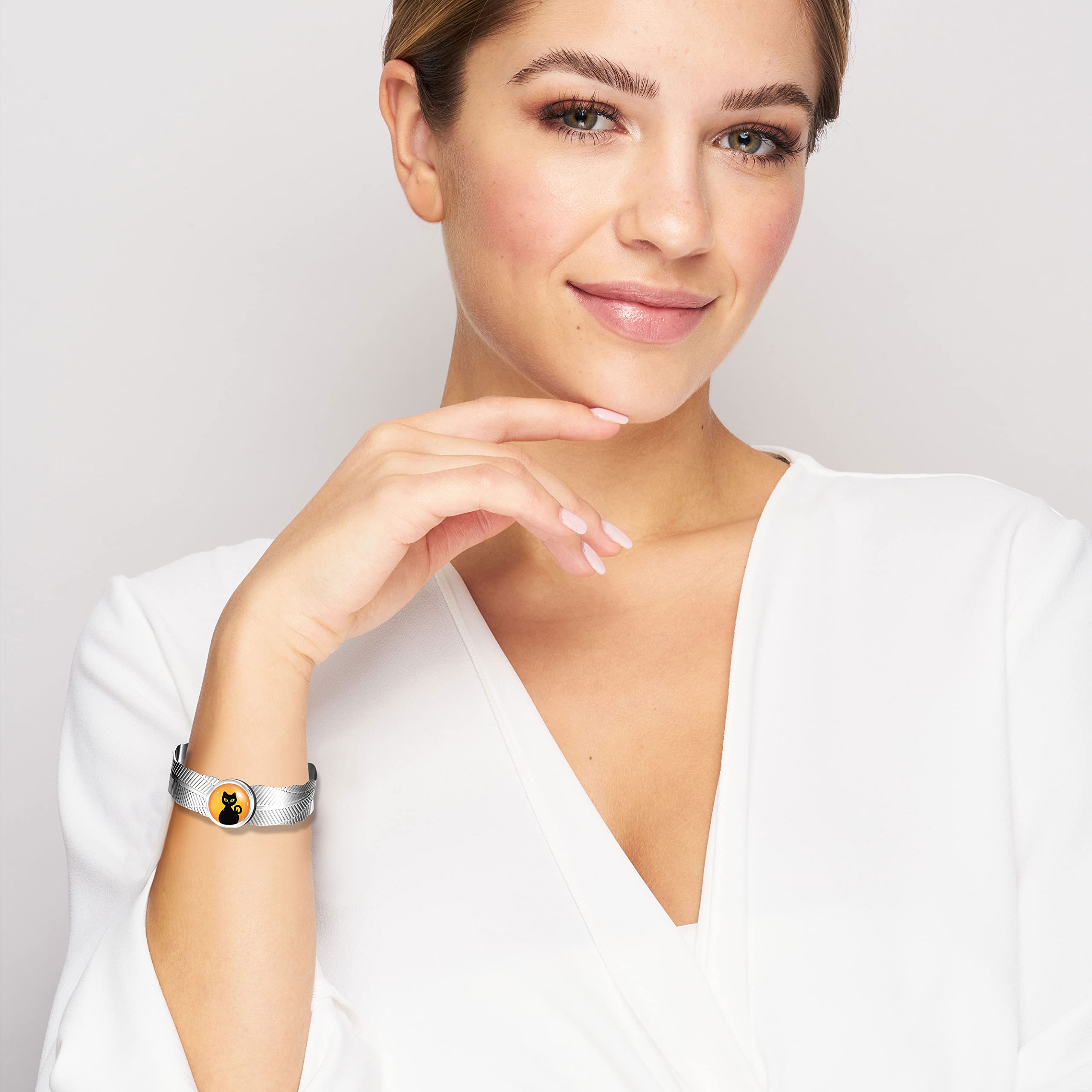 Lederarmband Für Druckknöpfe (Click Buttons) – Echt Leder, Unisex, Schlichtes Design
