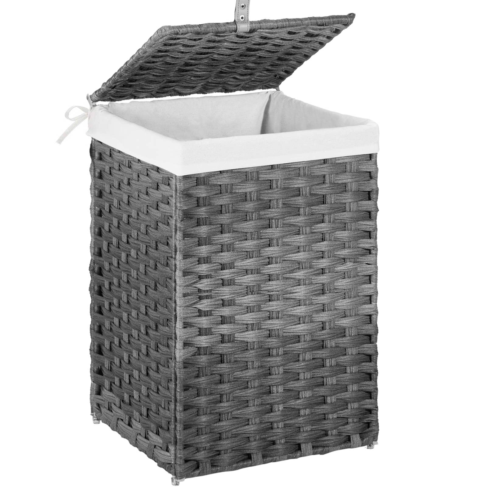 Buy Greenstell Laundry Hamper with Lid, 60L Clothes Hamper with 2