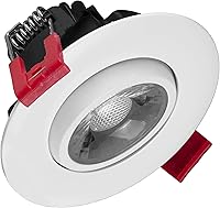 Vista 12 de NICOR Lighting DGD311203KRDBK - Focos empotrados LED, color negro