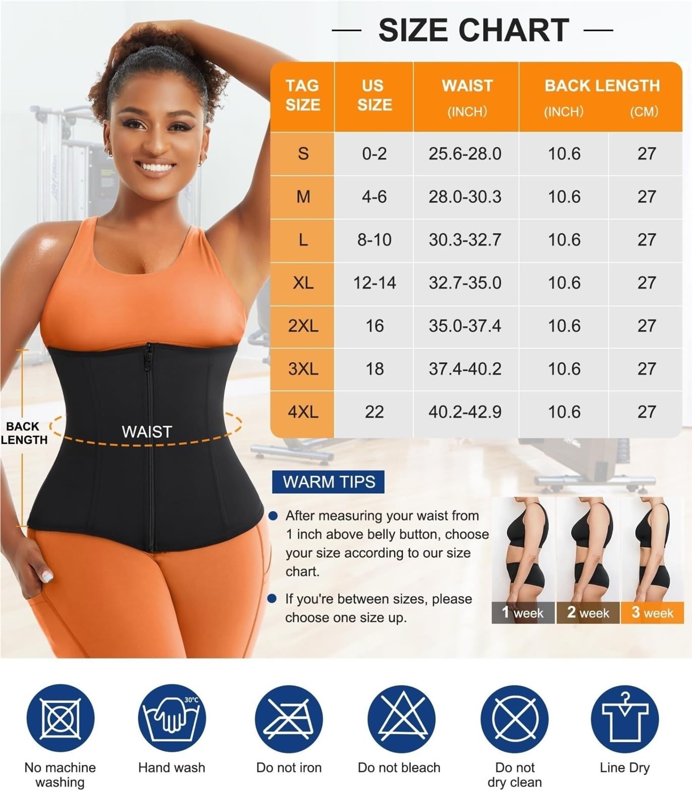 Ceinture Lombaire Réglables Taille Formateur Femmes Bas Ventre Corset Ceinture Fitness Travail Universel(Blue,Large)
