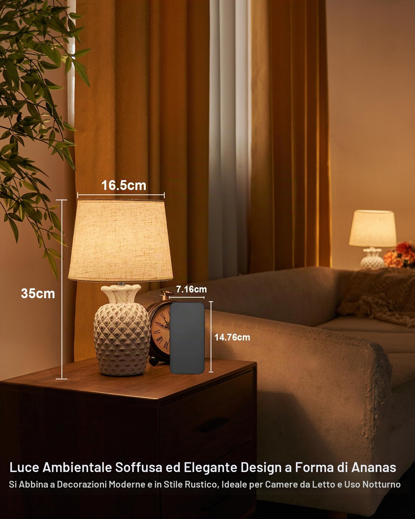 Lampada da tavolo ricaricabile senza fili, dimmer con timer con telecomando, base in ceramica e paralume in tessuto di lino, luce che cambia colore a batteria, piccola lampada da comodino per