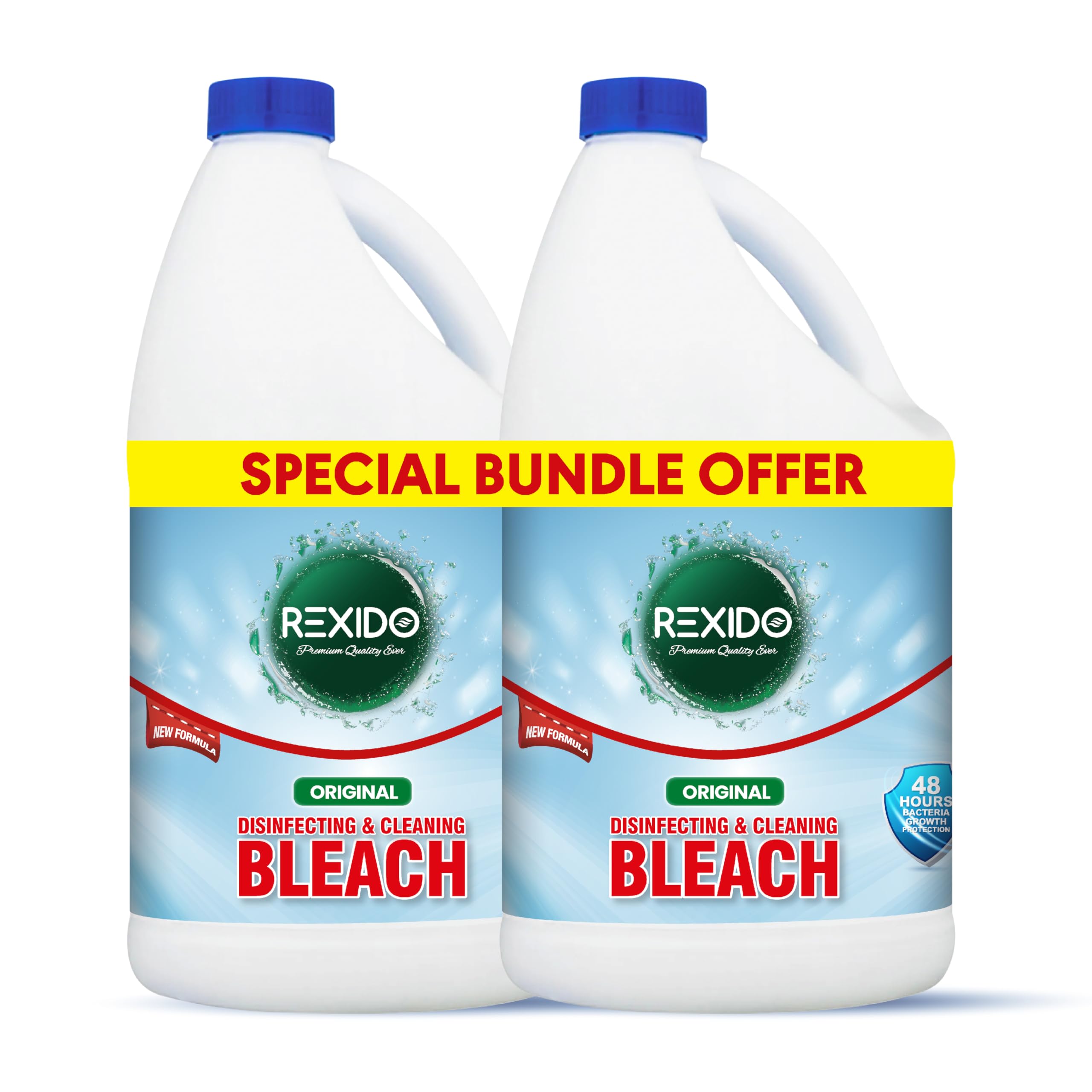 Sponsored Ad – Bleach 3.78 L X 2 Laundry Detergent and Stain Remover | Unscented Bleach Liquid for Bathroom Cleaner and Household Disinfectant
