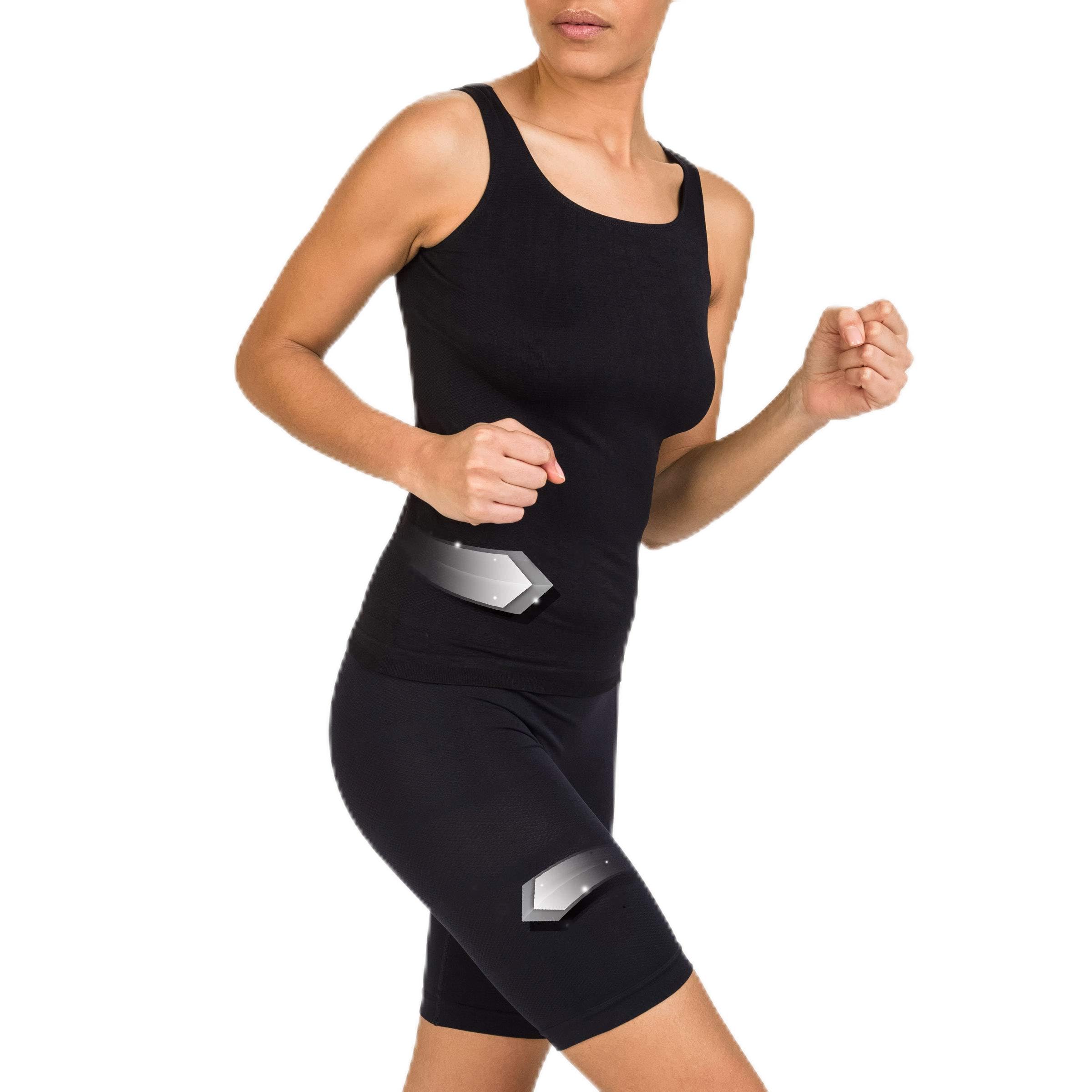 Boostershape Women's Cycling Top, womens, TA105, Black, FR : Taille Unique (Taille Fabricant : S/M)
