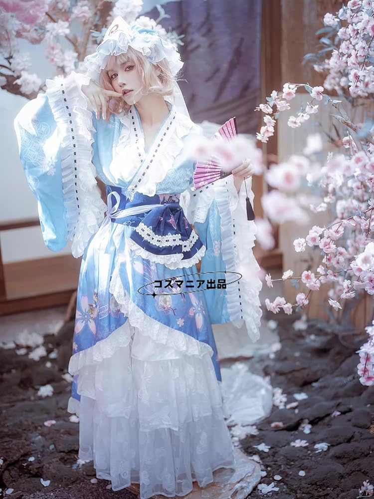 M*幽々子衣装 Amazon.co.jp: 「 コスマニア 」西行寺幽々子コスプレ衣装
