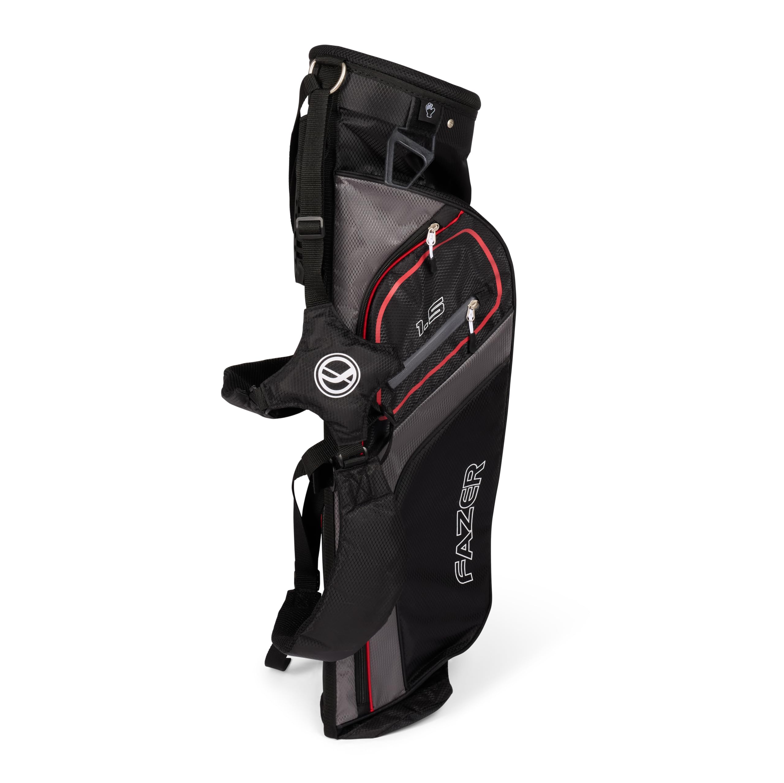 FAZER Lightweight Golf Bag with Club Dividers, Full-Length Club Dividers & 6 Zippered Pockets - Durable Nylon Golf Club Bag for Convenient Carrying & Storage