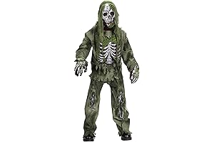 Boys Halloween Skeleton Zombie Costume