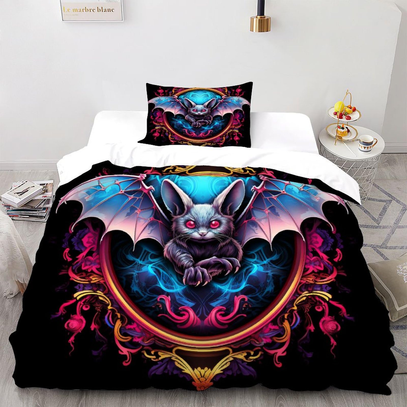Parure de couette wild animals 135x200cm pour décorer la chambre des enfants et des adultes
