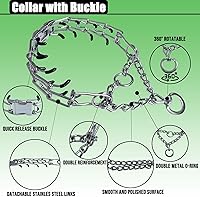 Vista 2 de Collar de entrenamiento para perros, collar ajustable para perros con hebilla de liberación rápida, collar sin tirones para perros pequeños