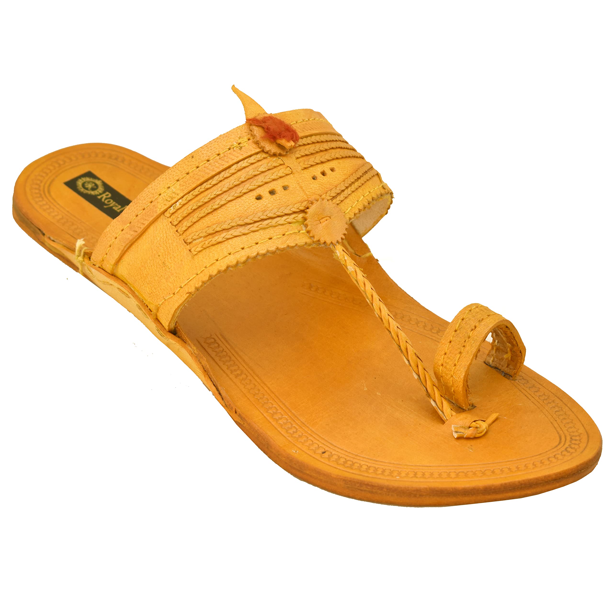 Royal Khwaab Kolhapuri Chappal for Men Stylish Kolapuri Chapal Men Slipper mojaris Jutti -7 Tan (B0B684G535) Amazon Price History, Amazon Price Tracker