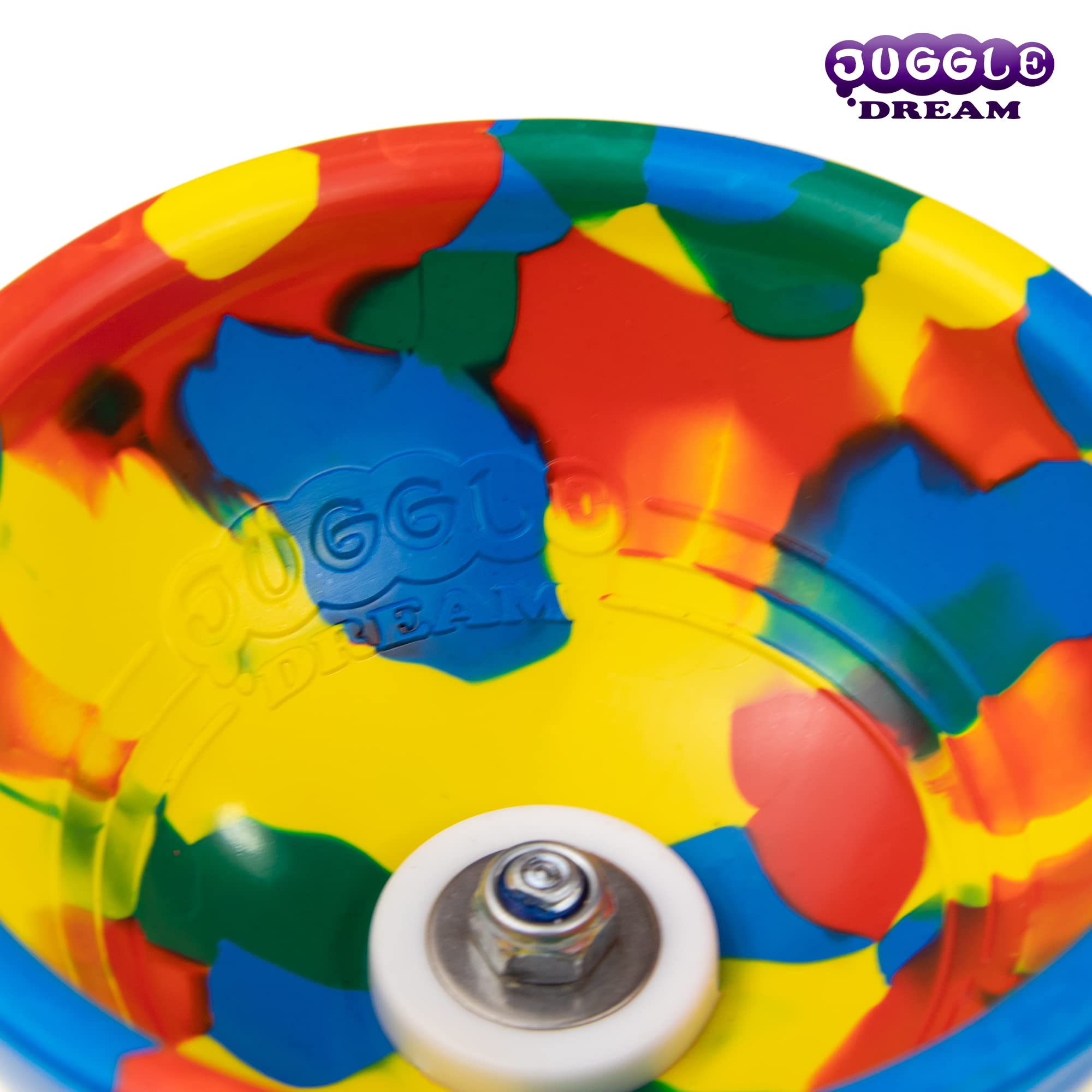 Juggle Dream Jester Cuscinetto a Sfera Diabolo, Bacchette in Alluminio, Video di Apprendimento Online – Giocattolo da Giocoleria Set (Multicolore)