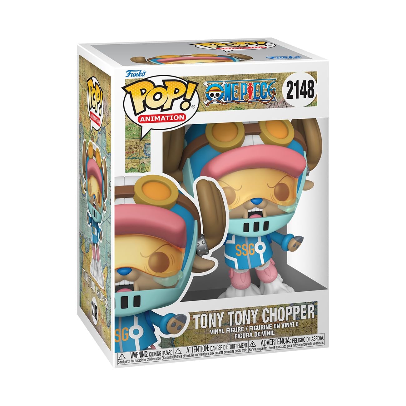 Funko Pop! Animation: One Piece - Tony Chopper - Egghead - Figura de Vinilo Coleccionable - Idea de Regalo - Mercancía Oficial - Juguetes para niños y Adultos - Figura Modelo para coleccionistas