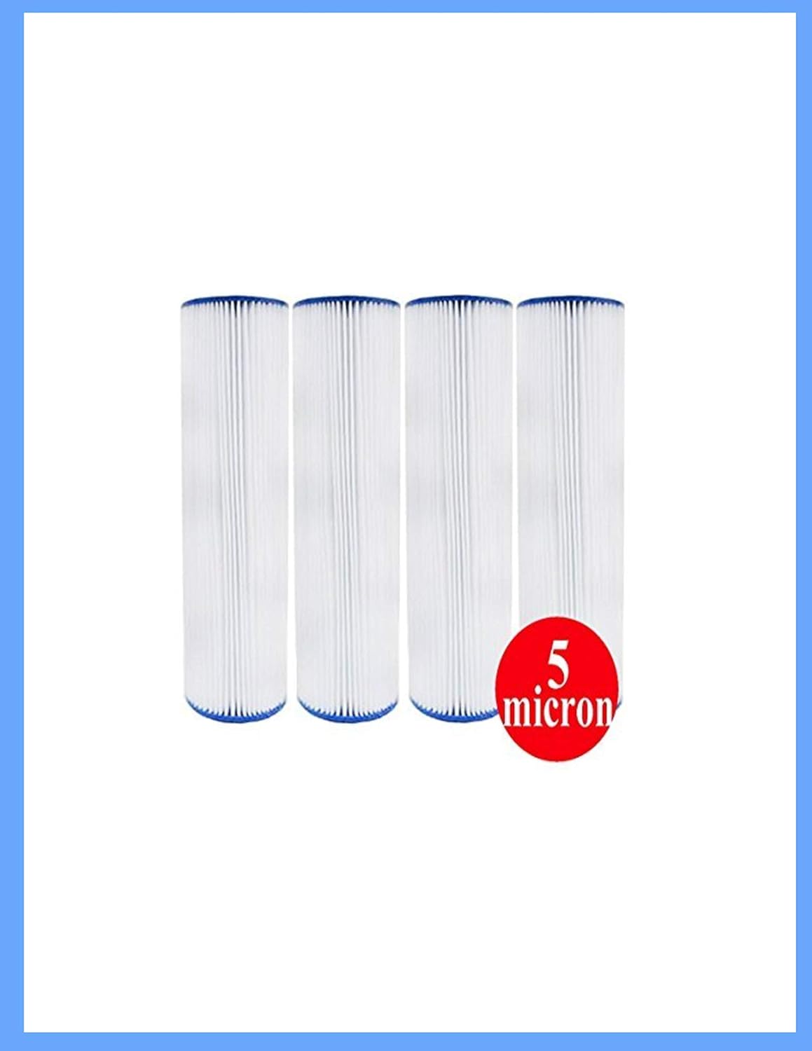 🛒 Flаѕh Sаlе CFS COMPLETE FILTRATION SERVICES EST.2006 Compatible for American Plumber W20CLA Whole House Sediment Filter Cartridge 5 Micron Well Pump Irrigation (4)