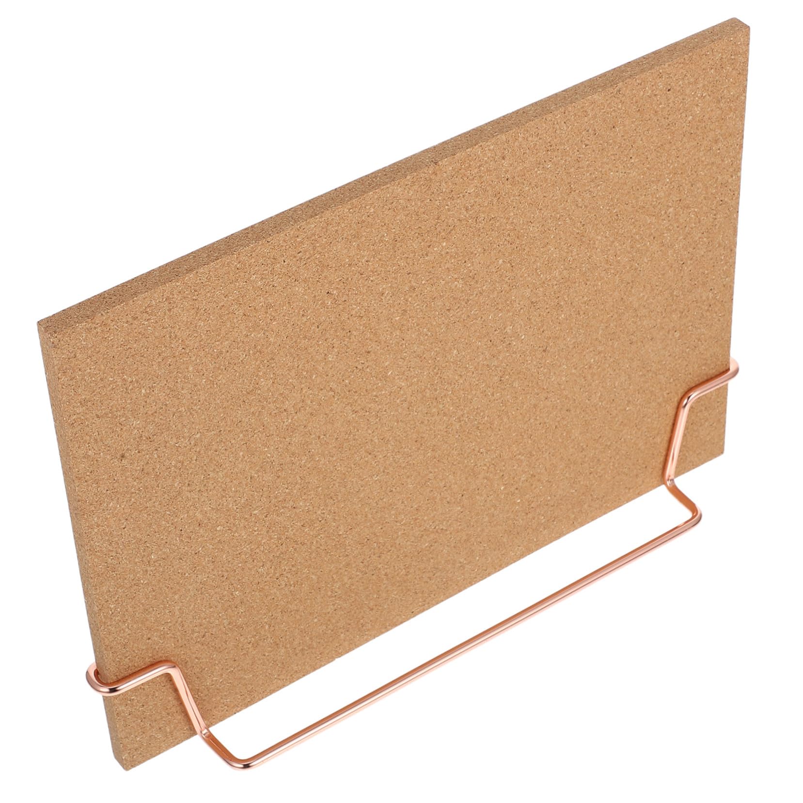 PLAFOPE Bacheca in Sughero con Cornice in Legno per Foto e Appunti Inclusi Puntine e Clip per Scrivania Ufficio e Camera Ragazze Design Moderno e Resistente