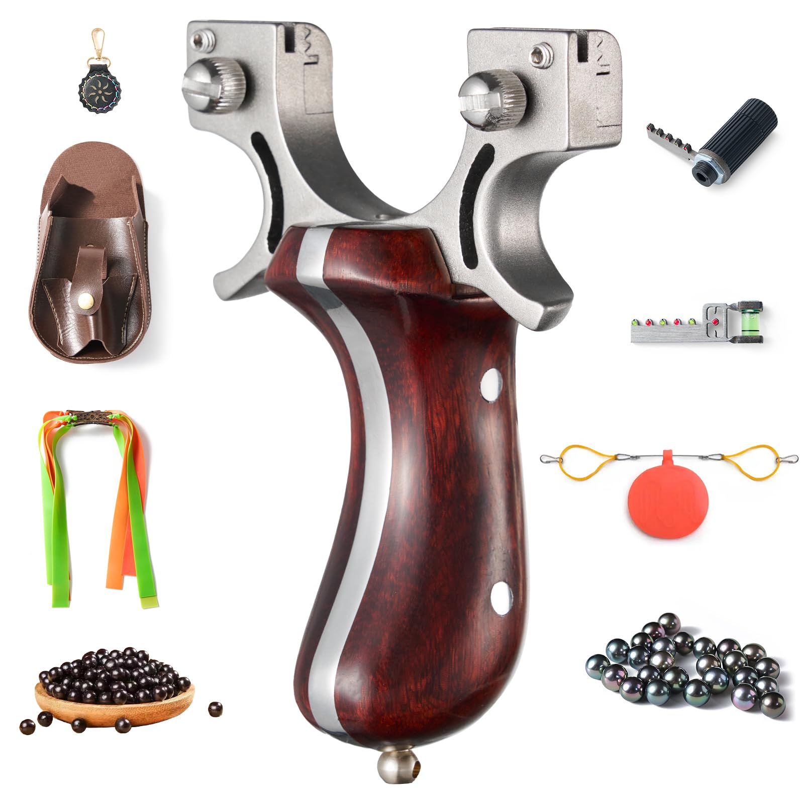 Weiyinzhe Slingshot Hunting Sling Shot Set for Adults,Professional Slingshots with Sight for Hunting, Training and Shooting Practice, with Multi-Purpose Bag, Strong Magnetic
