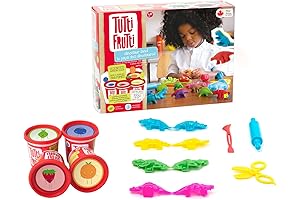 Dinosaur Land Dough Kit - Tutti Frutti Scented Modeling Dough Craft Kit for Kids