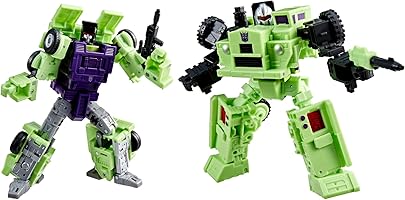 Transformers Studio Series The The Movie Constructicon Long Haul & Constructicon Hook, 6.5-inch Action Figures, Robot...