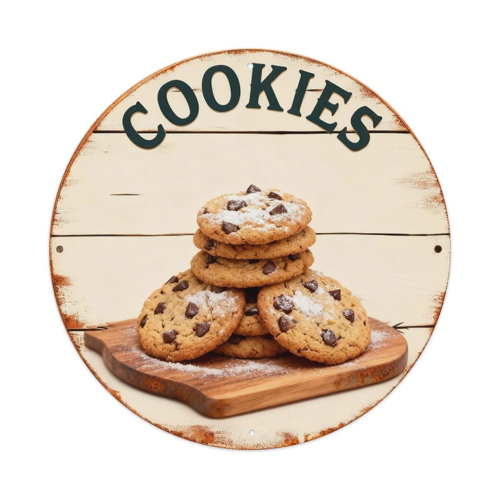 Cookies Sign Metal Tin Sign Plaque