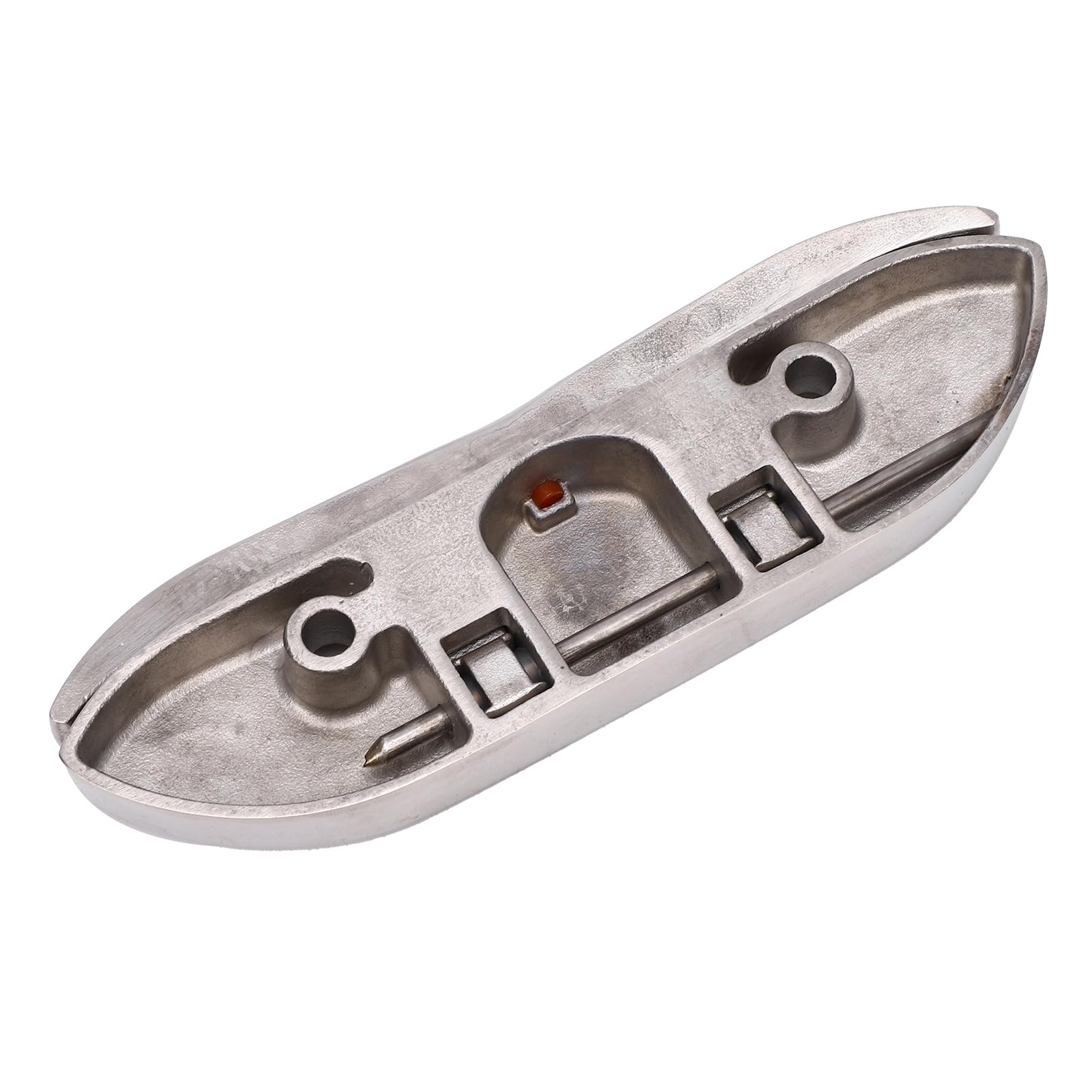 Galloccia Pieghevole per Barca, Bitte a Scomparsa 6 Pollici, for | Acciaio Inox 316 Marino, Antiruggine, Lucido, per Kayak, Moli e Spazi Stretti
