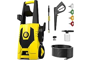 AgiiMan Electric Power Washer - 3500PSI Max, Car Cleaning, Garden, Patios, Yard