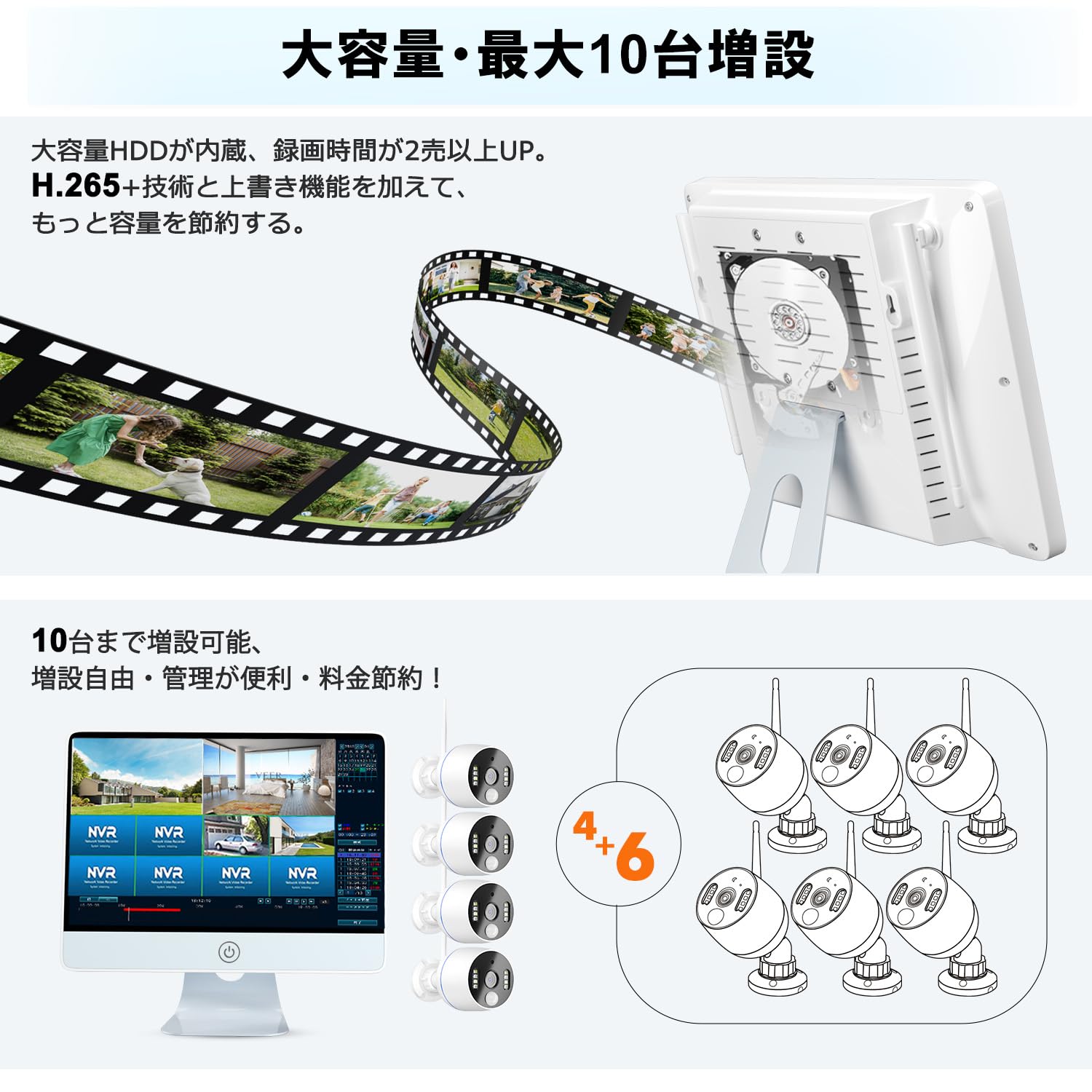Amazon.co.jp: 【500万高画素広角撮影】防犯カメラ ワイヤレス 屋外 12
