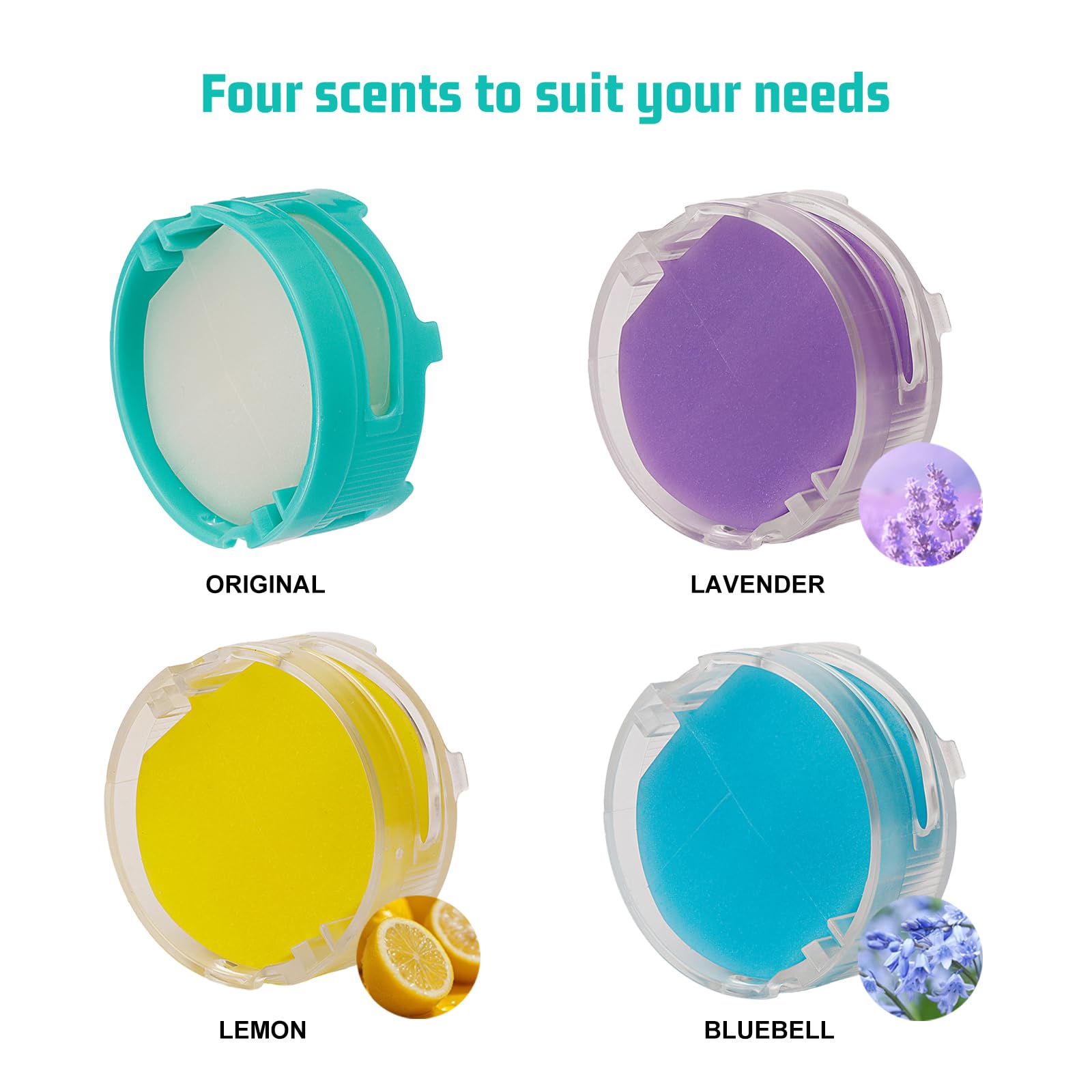 8pcs Odor-Neutralizer Replacement Cartridges Compatible with Shark AZ3000 HZ3000 AZ3002 HZ3002 IZ862H IZ562H ZD550 Stratos Upright Vacuum Part# 1541FC3000 Original and floral flavors