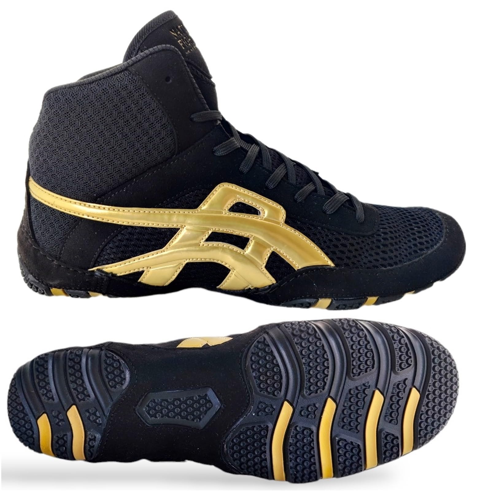 Scarpe Wrestling Lotta Libera Boxe MMA Fitness Leggere Flessibili in Pelle vegana Wrestling Shoes