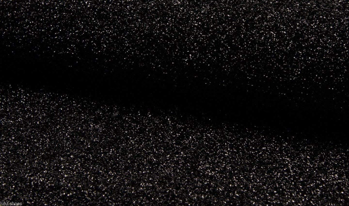 Lushfabric Black Sparkle Tinsel Lurex Fabric Stretch Material/Metallic Rasta Glitter -150Cm Wide (Sold By The Metre) (Black)