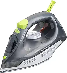 BLACK+DECKER Ferro de Passar Roupa à Seco ou à Vapor, Com Base Ceramic Gliss, Potência de 1200W, Modelo FX2750, 110V