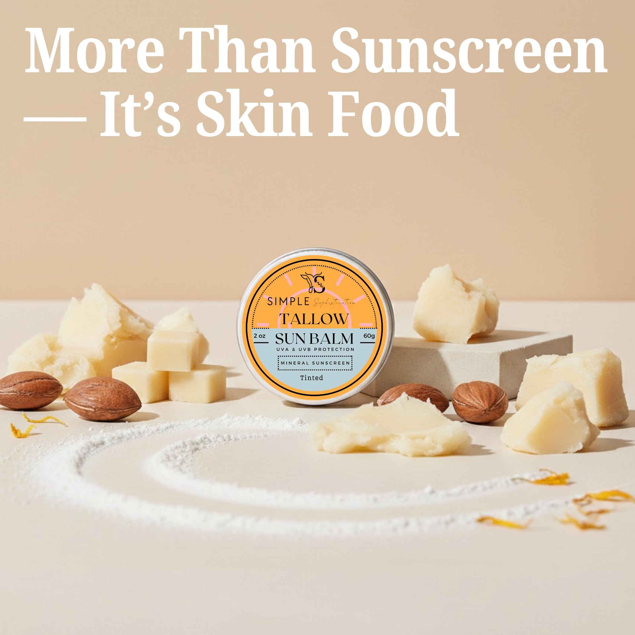 Tallow Sun Balm Mineral Sunscreen SPF 30