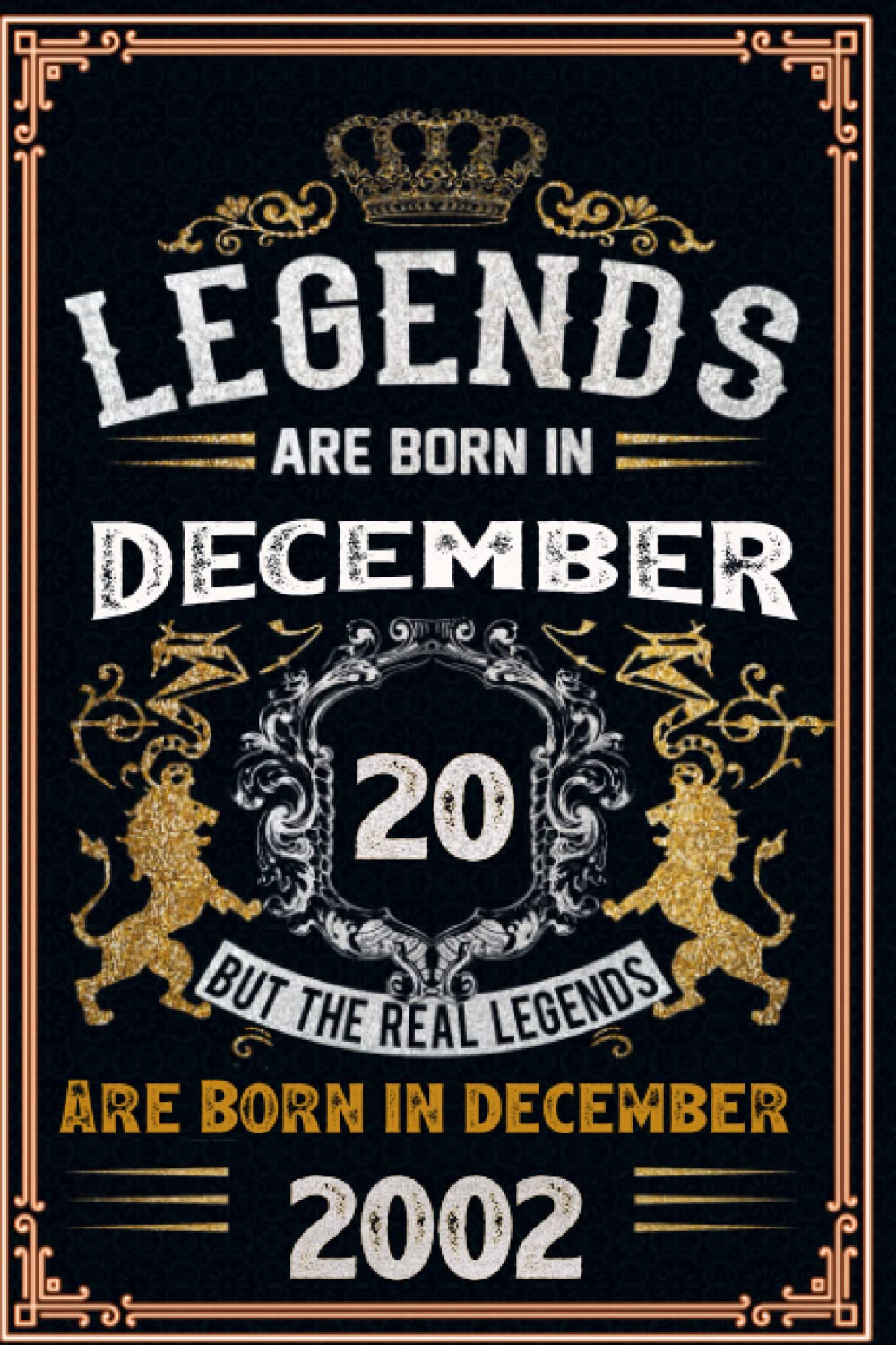Legend Are Born in December 2002: 20 th December birthday gifts for women | Motivational quotes | Happy Birthday | December Birthdays| personalized ... book | Personalized birthday gifts for Lovers