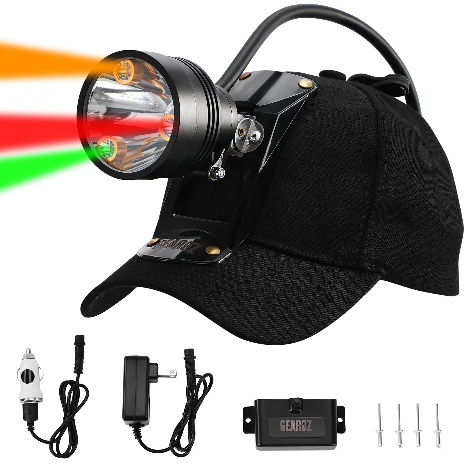 GearOZ 10W Coon Hunting Headlamp