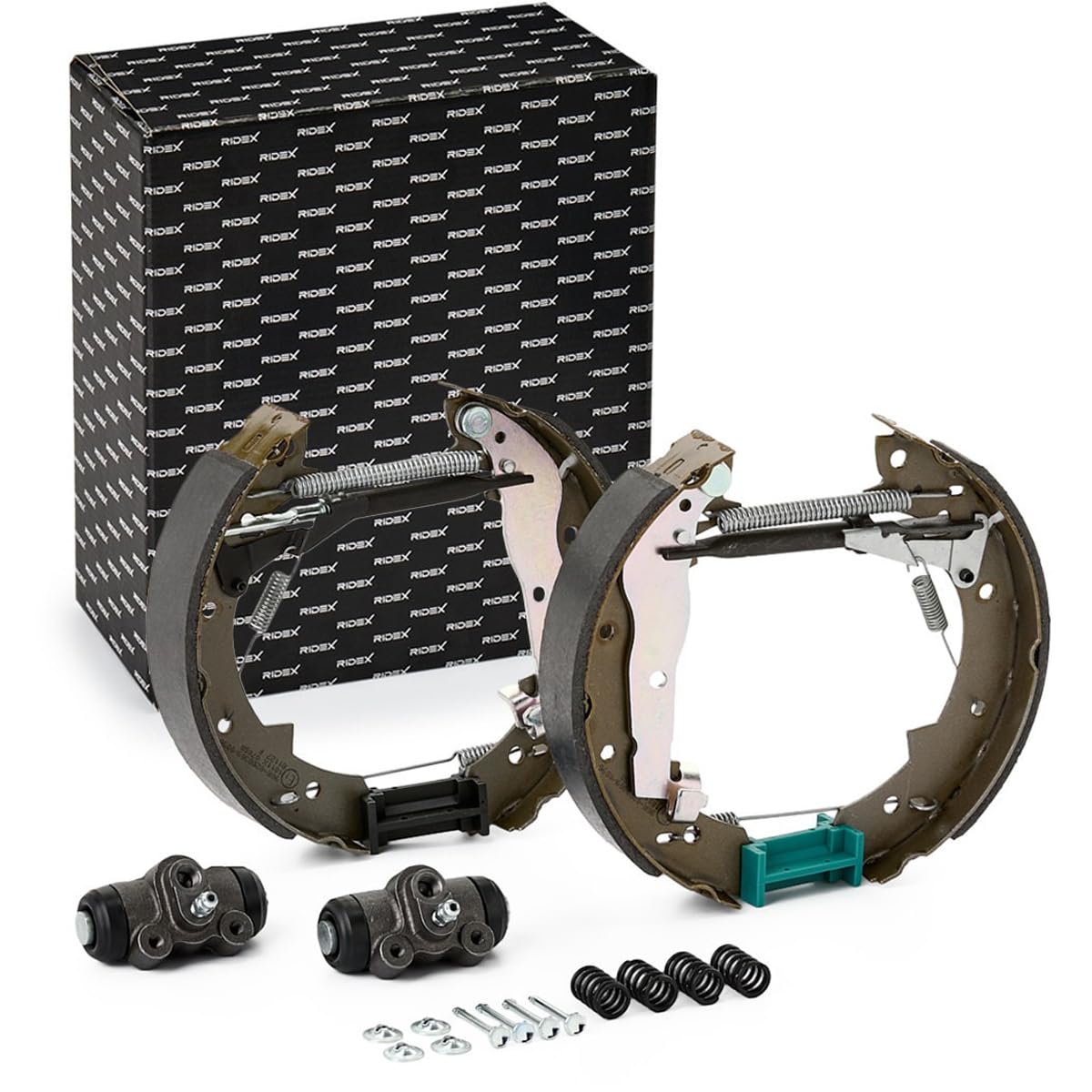 RIDEX 3859B0177 Kit de freins à tambour Arrière avec cylindre de roue Compatible avec BMW 3 Berline E30