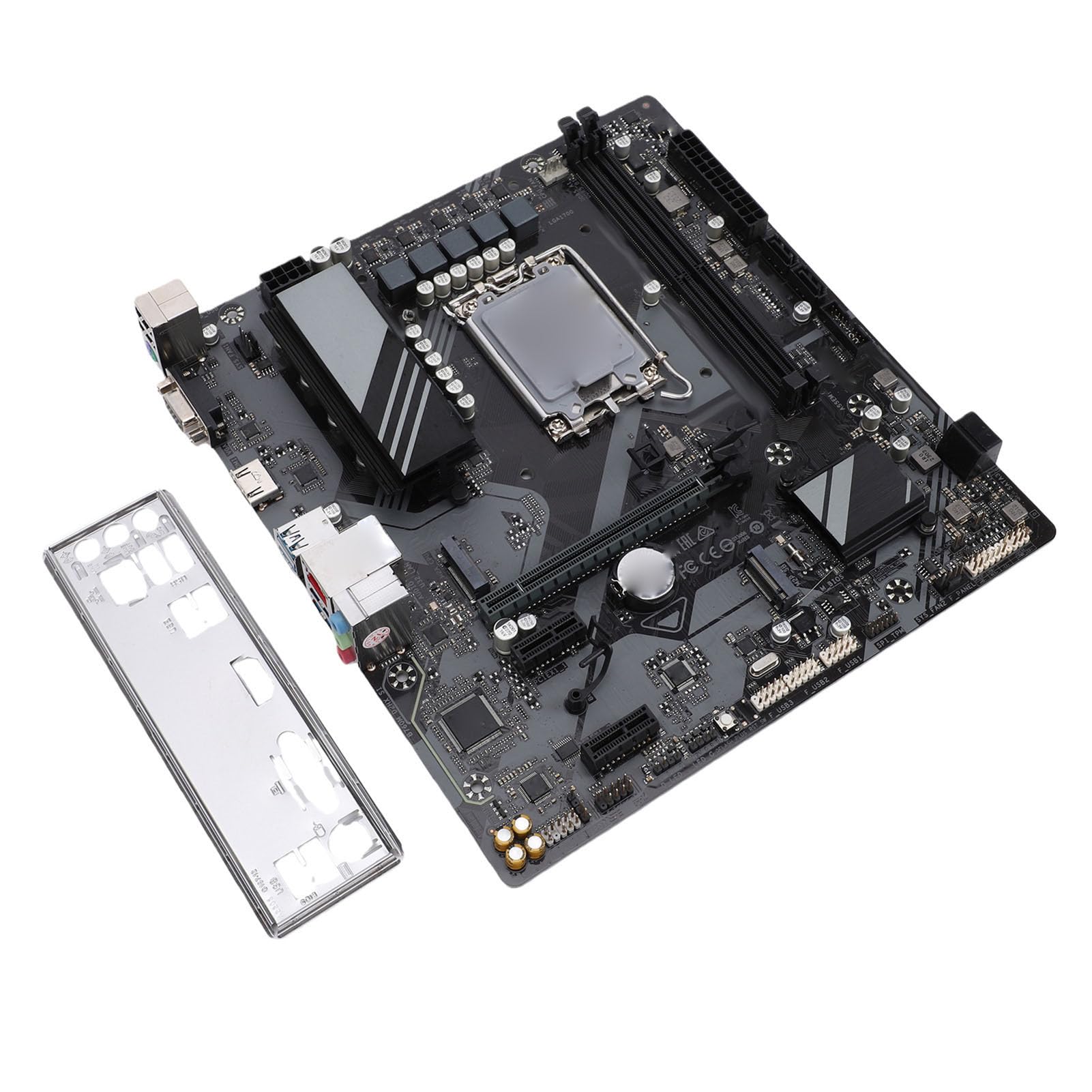 Walmeck Placa Base de Escritorio B760M para 12.a-14.a Generación DDR5