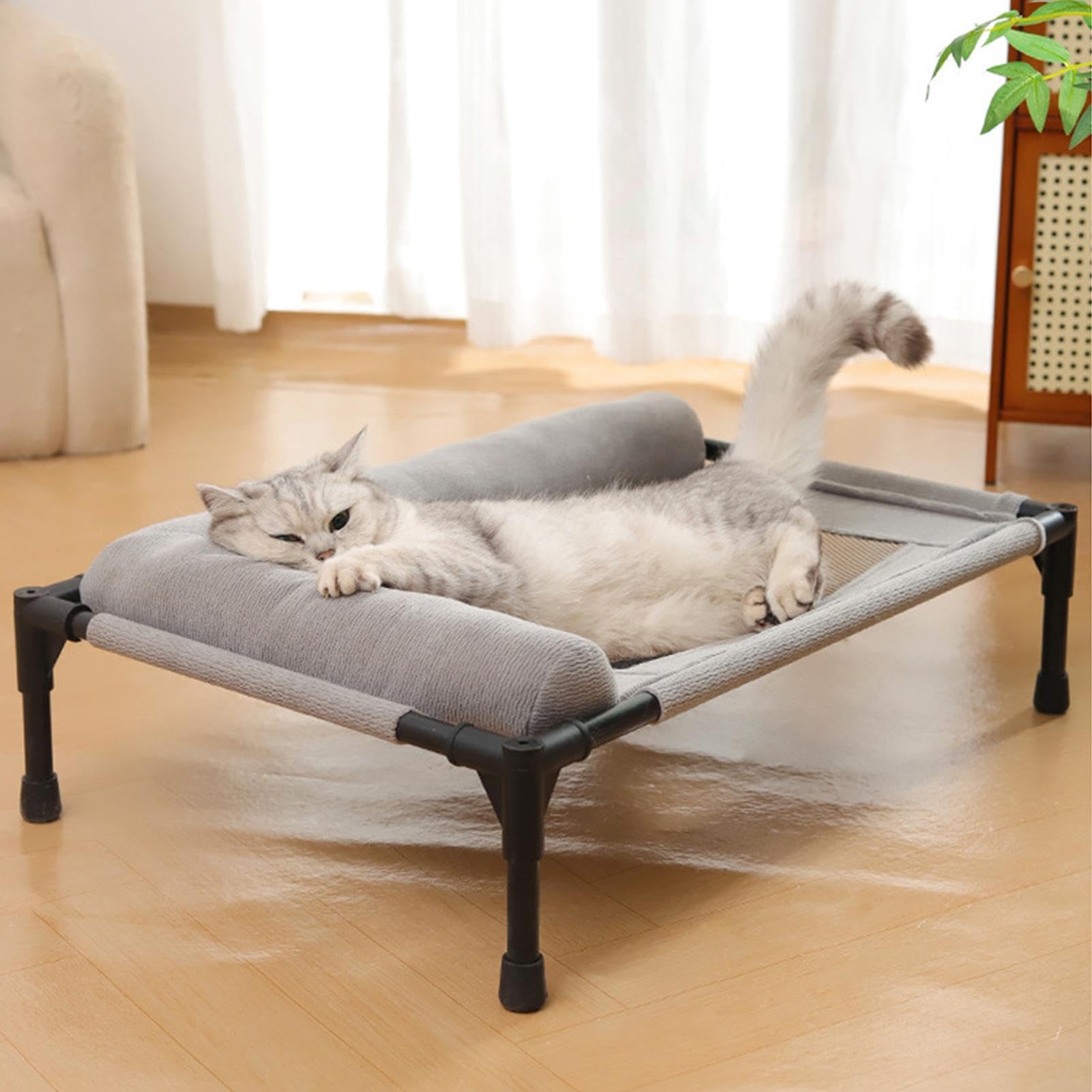 Cuccia per Cani Elevata Cuccia per Cani Esterna Rinfrescante e Traspirante | Amovibile Per Riposo Soggiorno Camera Da Giardino Ufficio Casa Esterno Cuccioli Gatti Conigli Anziani