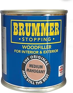 Brummer Wood Filler Medium Mahogany 250g - The Original And Still The Best
