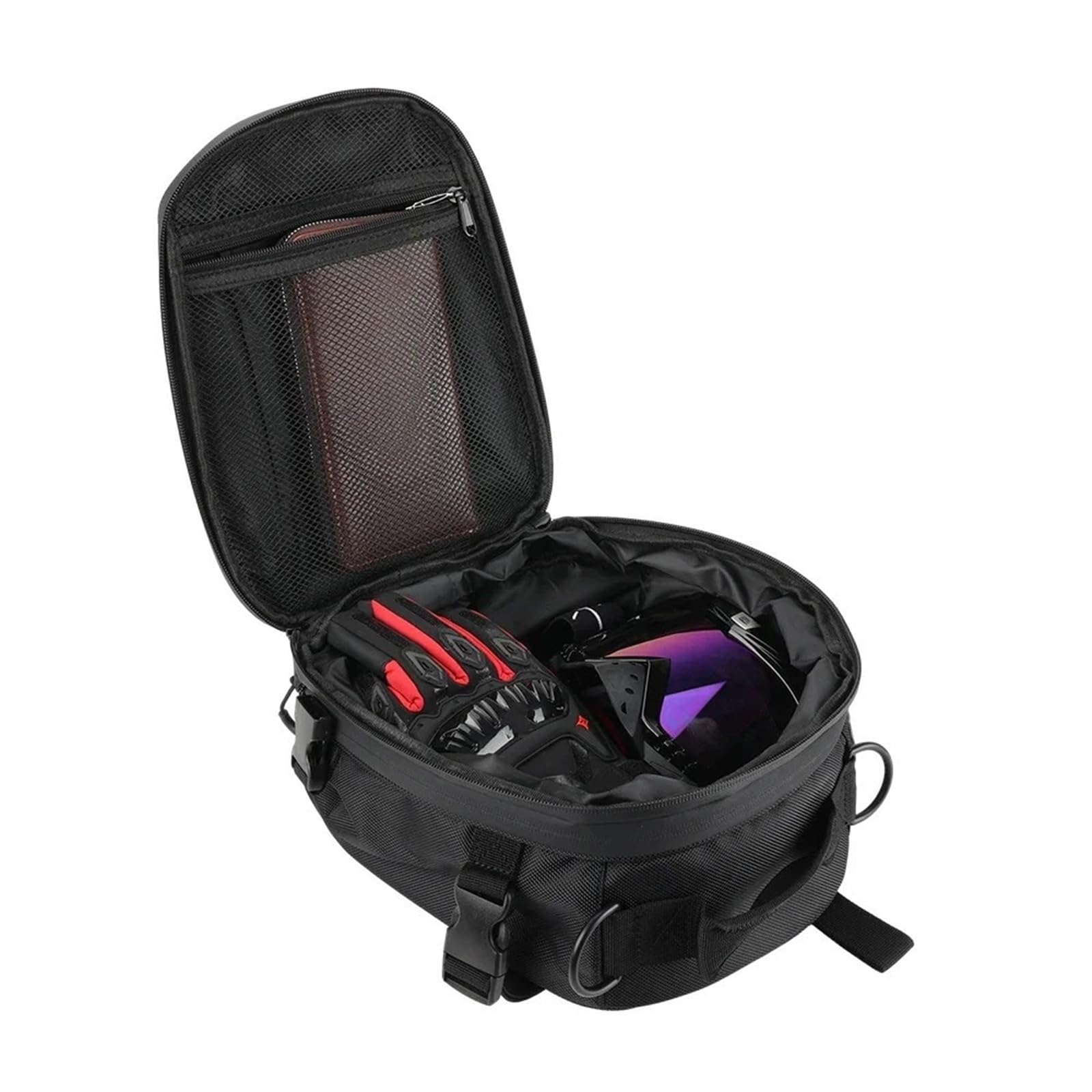 Motorradtasche Hecktaschen Erweiterbare 7-12L Gepäckaufbewahrungstasche Für Den Rücksitz Mit Schultergurt Für R1200 R1250GS Motorradtasche