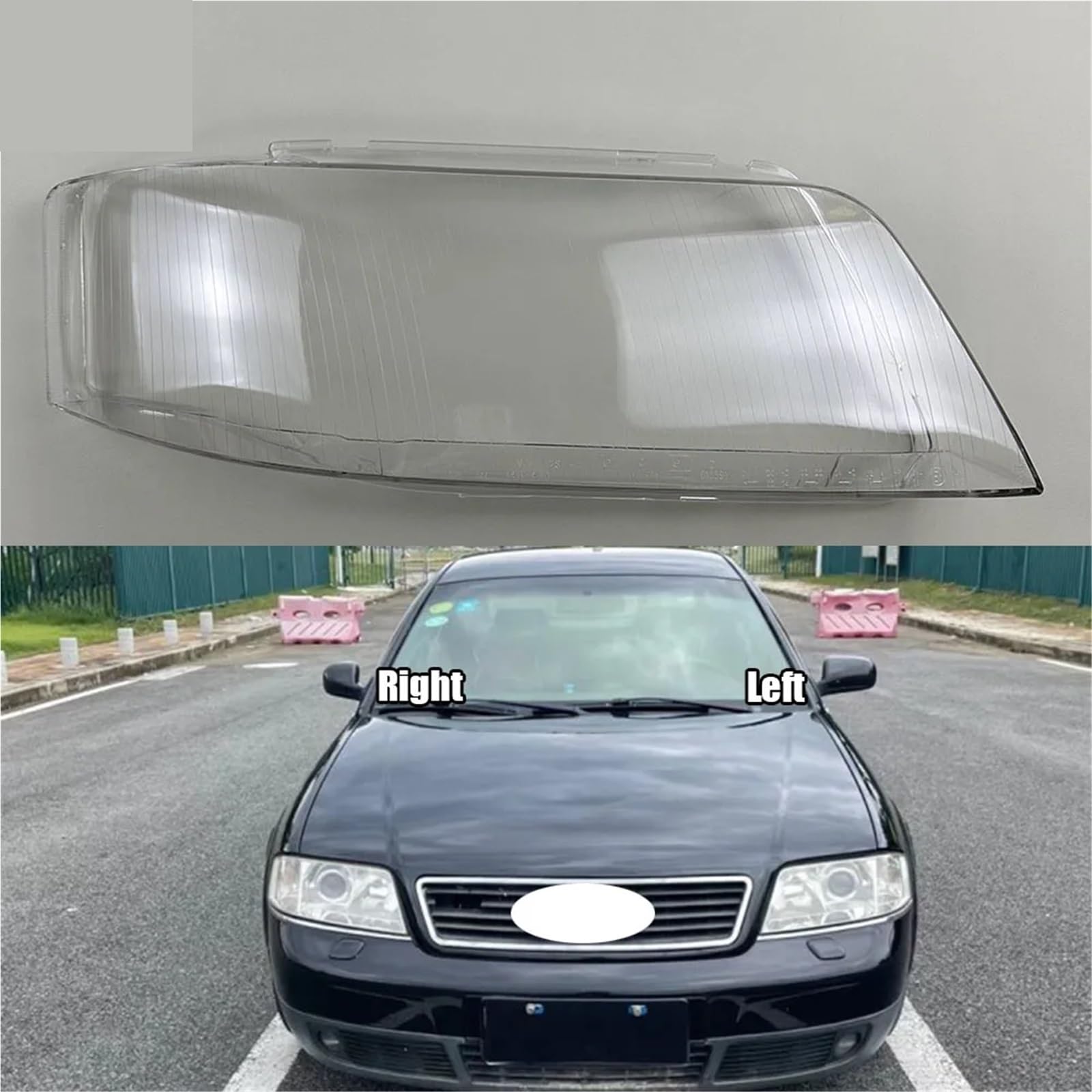 Backup Light Lens Kit Driver or Passenger Side For 1967-1968 Mercury Cougar