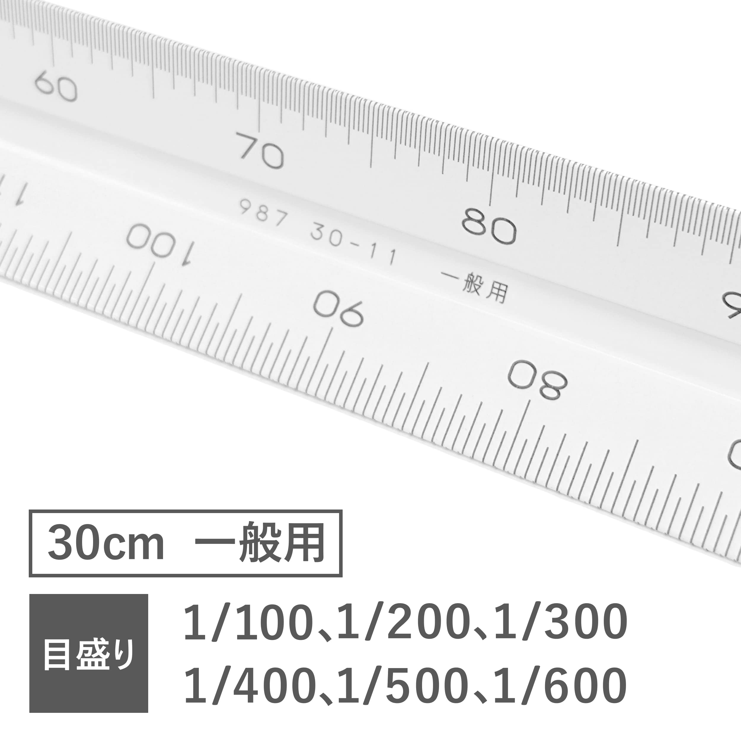 Staedtler haute précision tout en aluminium Échelle triangulaire avec le général pour 30 cm Vernier