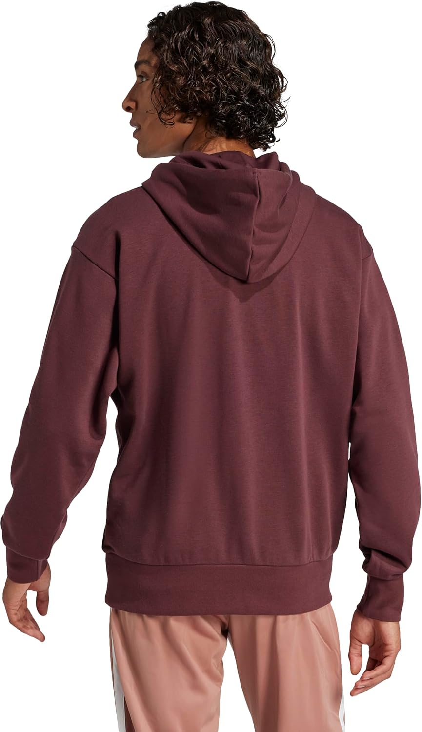 adidas mens Essentials Big Logo French Terry Hoodie - Image 3