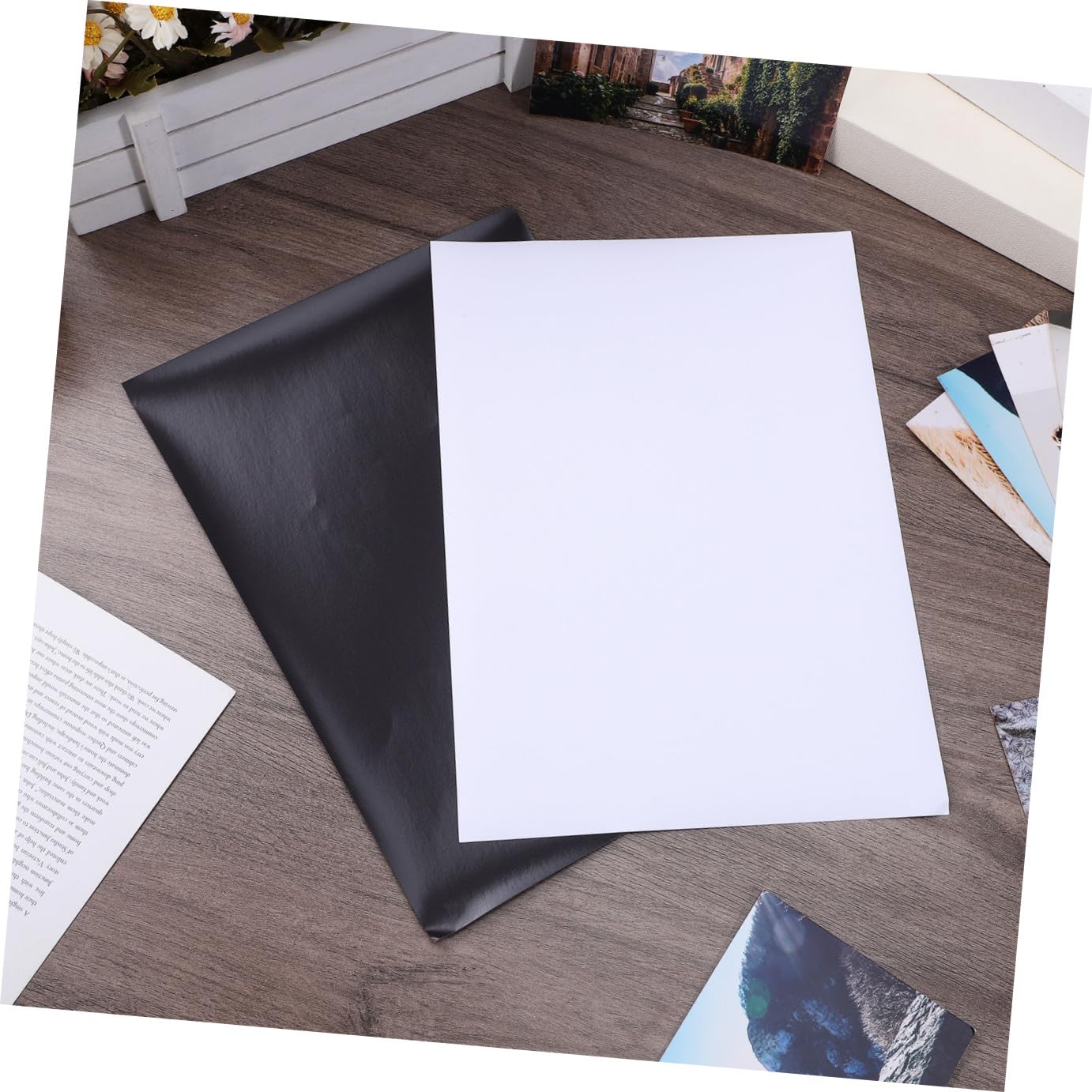 Feuilles Magnétiques Imprimables 10 Feuilles pour Impression Claire et Vive Utilisation en Bricolage et Création D'étiquettes