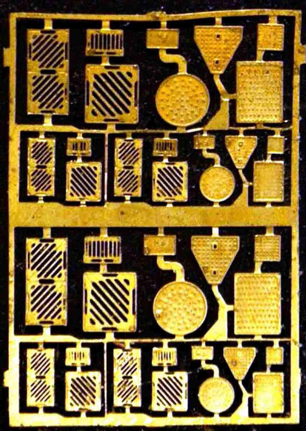 Langley Models Drain Manhole Covers N Scale UNPAINTED Metal Model Kit Brass A54