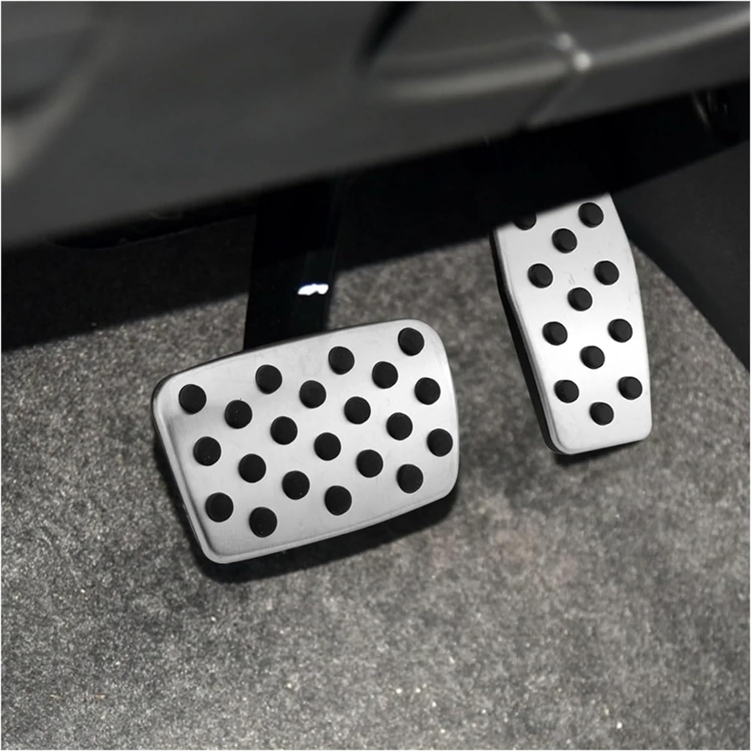 Pedal Cover fits for Chevrolet for Cruze for Malibu for Trax for Equinox Car Gas Brake Pedal Case Brake Foot Pedals(Dead Pedal)(at)