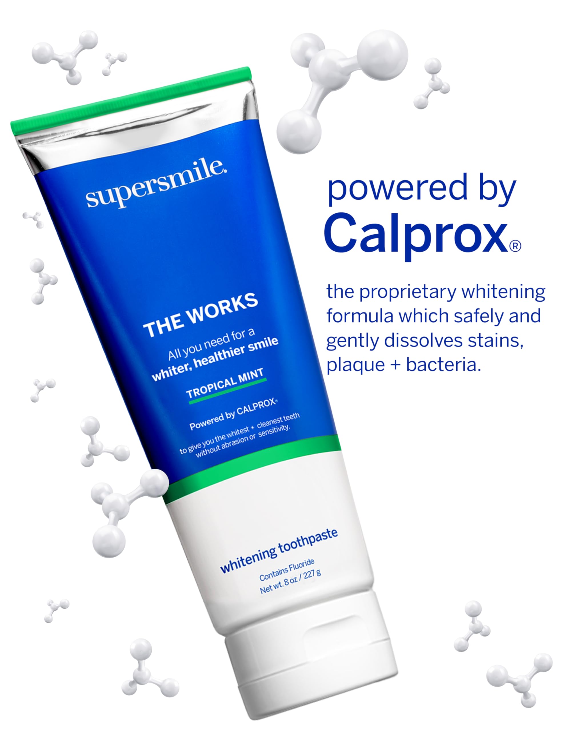 Supersmile The Works – Professional Whitening Toothpaste and Accelerator Duo – Whitens Up to 6 Shades
