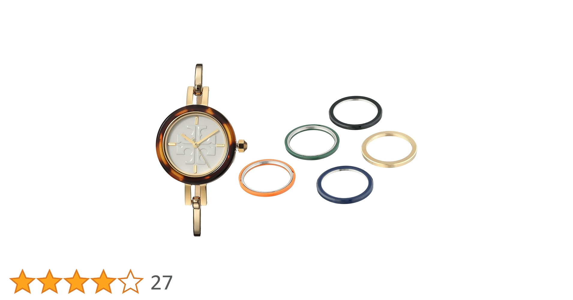 TORY BURCH ラウンドフェイス時計 交換用ベゼル付き TORY BURCH ラウンドフェイス時計 交換用ベゼル付き