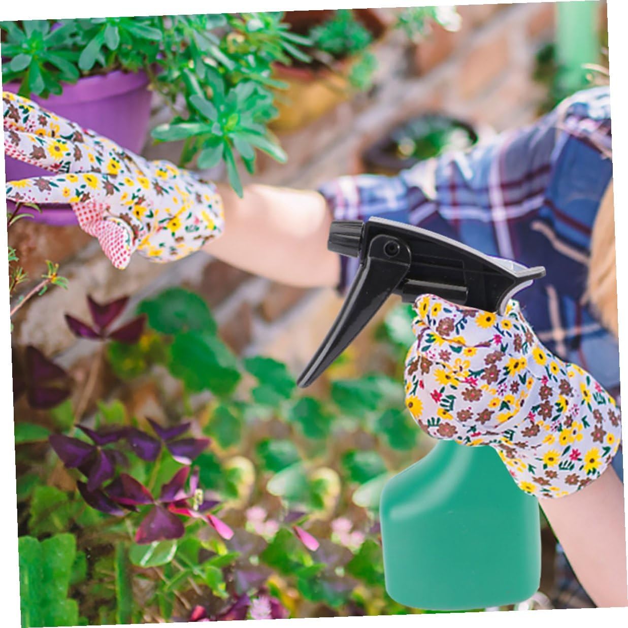 Operitacx Garden Shovel and Rake Tool Set with Pruner, 5pcs Portable Hand Tools for Outdoor Planting and Gardening Supplies in Carrying Case