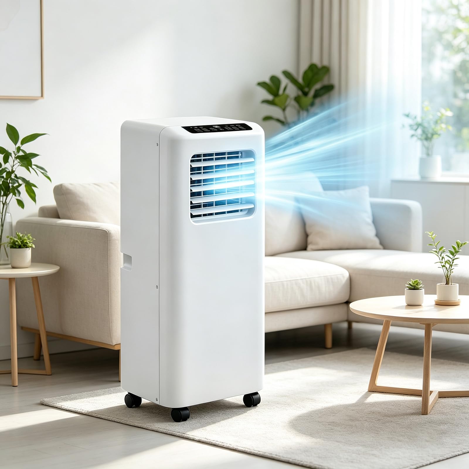 Portable Air Conditioners Smart AC Unit with Cool Dehumidifier 5000BTU