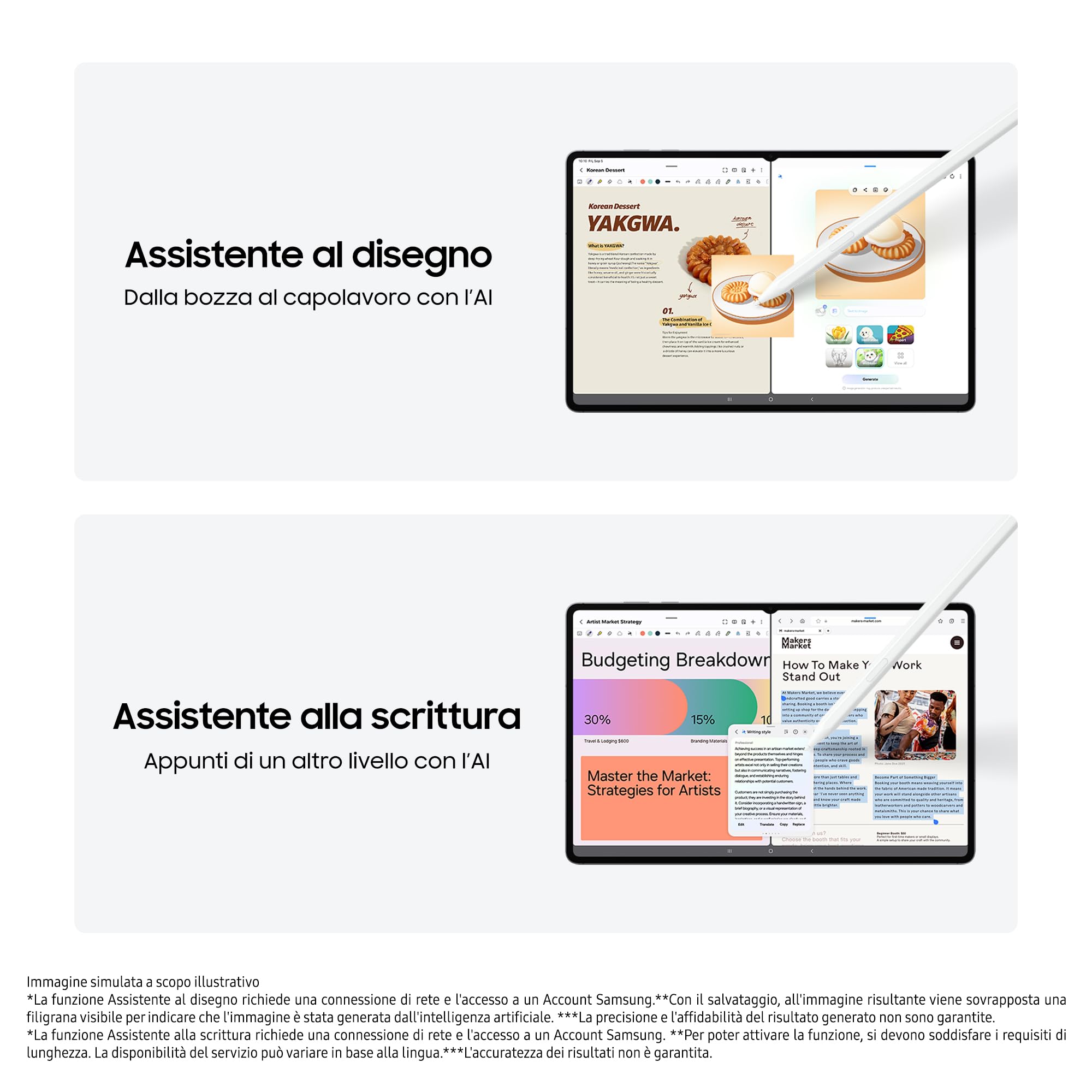 Samsung Galaxy Tab S11 Ultra, 3 anni di garanzia, Tablet AI, Wi-Fi, Design Ultra-Sottile, Strumenti AI Multimodali, DeX, RAM 12GB, 256 GB, Batteria a Lunga Durata, Gray [Versione Italiana]