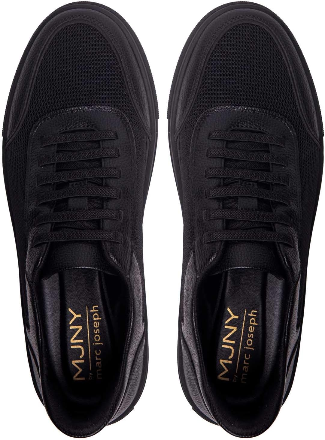 Marc Joseph New York Womens Hands Free Slip On Fashion Classic Casual Comfort Mesh Sneakers for Women Black - Image 5