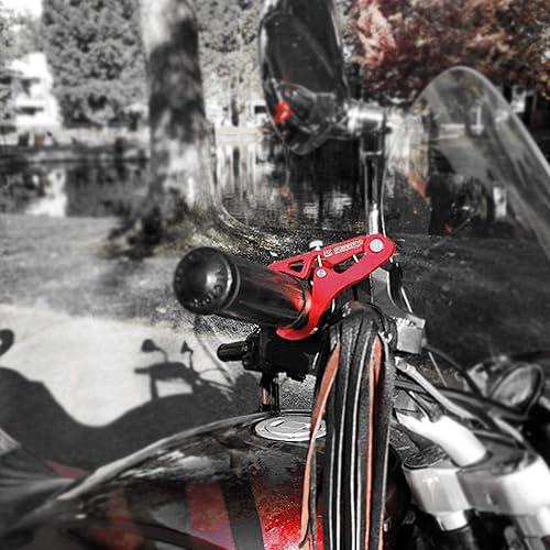 Miniatura 3 de Heavy Duty Red EZ Cruize V-2.0 - Control de crucero de motocicleta más grande y mejor - Asistencia universal del acelerador - Compatible con Suzuki,
